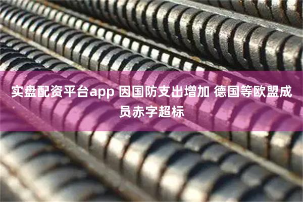 实盘配资平台app 因国防支出增加 德国等欧盟成员赤字超标